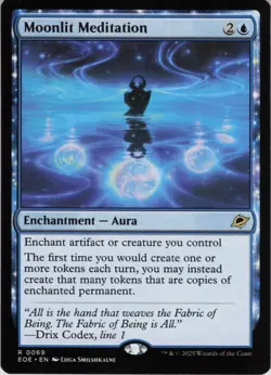 Moonlit Meditation R Edge of Eternities 69 NM Normal MTG - Image 1