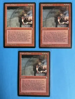 (X3) Mtg Game of Chaos - Magic the Gathering - Ice Age - Image 1