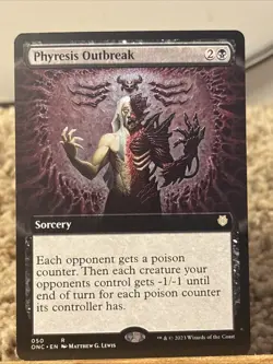 Phyresis Outbreak (Extended Art) Commander: Phyrexia: All Will Be One Regular - Image 1