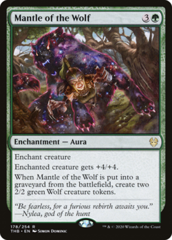 Mantle of the Wolf Theros Beyond Death Near Mint NM MTG Magic DNA GAMES - Image 1
