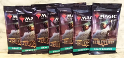 7x MTG Magic the Gathering SEALED Streets of New Capenna Draft Booster Packs - Image 1