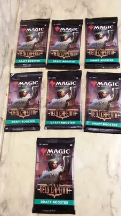 7x MTG Magic the Gathering SEALED Streets of New Capenna Draft Booster Packs - Image 4
