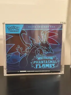 Pokemon ETB Acrylic Display Case Magnetic Lid UV Protection - Elite Trainer Box - Image 2