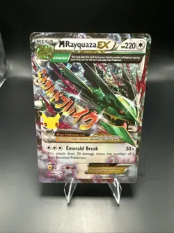 Pokemon M Rayquaza EX Celebrations Classic Collection Holo Ultra Card 76/108 B - Image 2