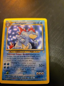 Pokemon TCG Feraligatr Neo Genesis 4 Holo Unlimited Rar - Image 1