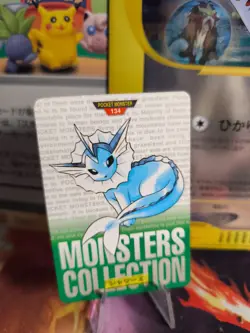 Pokemon Karte Card Monsters Collection 1996 Carddass japanese Aquana Vaporeon NM - Image 1