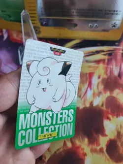 Pokemon 1996 Card Piepi Clefairy Monsters Collection Green Carddass Japan Exc - Image 3