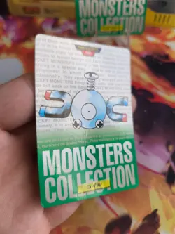 Pokemon Card Magneton Magnemite Monsters Collection Carddass 1996 japanese NM - Image 3