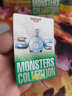Pokemon Card Magneton Magnemite Monsters Collection Carddass 1996 japanese NM - Image 4