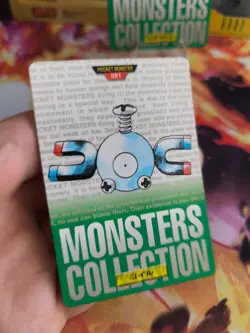 Pokemon Card Magneton Magnemite Monsters Collection Carddass 1996 japanese NM - Image 5