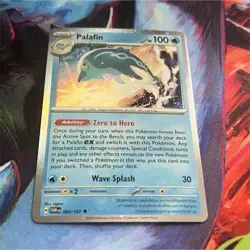 Pokemon Palafin 060/167 SV06: Twilight Masquerade Cosmos Holo - Image 1
