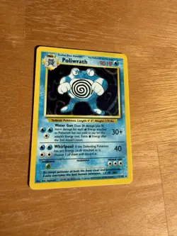 Pokemon TCG Poliwrath Base Set 13/102 Holo 1999-2000 Wizards Base Set Copyright - Image 1
