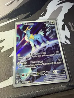 Pokemon Cobalion Illustration Rare Holo Card Sv: Black Bolt 144/086 Near Mint - Image 3