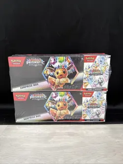 Pokemon Prismatic Evolutions Surprise Box/Booster Sam's Club Bundle (Lot Of 2) - Image 1