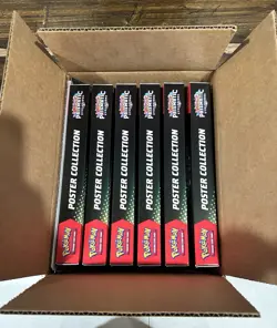 Pokemon S&V PRISMATIC EVOLUTIONS Poster Collection OPEN Display Case of 6 Boxes - Image 3