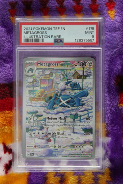 Pokemon TCG Metagross 178/162 SV05: Temporal Forces Holo PSA Grade 9 - Image 1