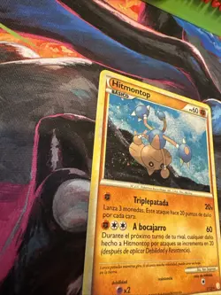 Pokemon TCG Hitmontop 5/123 HeartGold SoulSilver (HS) Holo Rare 2010 Lp Swirl - Image 2