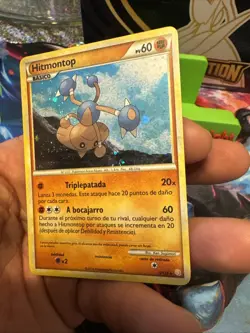 Pokemon TCG Hitmontop 5/123 HeartGold SoulSilver (HS) Holo Rare 2010 Lp Swirl - Image 3