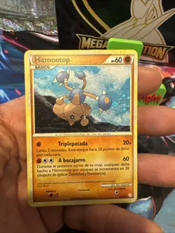 Pokemon TCG Hitmontop 5/123 HeartGold SoulSilver (HS) Holo Rare 2010 Lp Swirl - Image 4