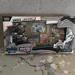 POKEMON UNOVA HEAVY HITTERS PREMIUM COLLECTION SCARLET & VIOLET B BOLT & W FLARE - Image 1