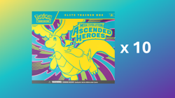 PLFEB $100 OFF 🔥10x Pokemon Ascended Heroes ETB ME2.5 Elite Trainer Box PRESALE - Image 1