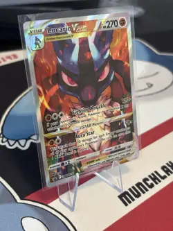 Pokemon TCG SWSH: Black Star Promo — (SWSH 291) Lucario VSTAR NM - Image 3