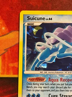 Suicune Holo Cracked Ice 19/132 Promo 2007 Pokemon Diamond Pearl Secret Wonders - Image 3