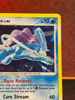 Suicune Holo Cracked Ice 19/132 Promo 2007 Pokemon Diamond Pearl Secret Wonders - Image 4