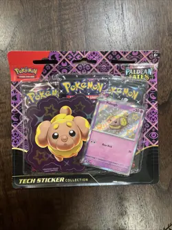 Pokemon TCG Paldean Fates Tech Sticker Collection SV4.5 SET OF 3 NEW SEALED - Image 2
