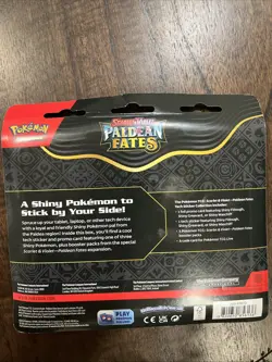 Pokemon TCG Paldean Fates Tech Sticker Collection SV4.5 SET OF 3 NEW SEALED - Image 3