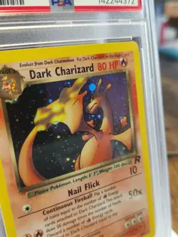 2000 Pokemon Rocket Dark Charizard- HOLO PSA 5 Regrade Please - Image 1