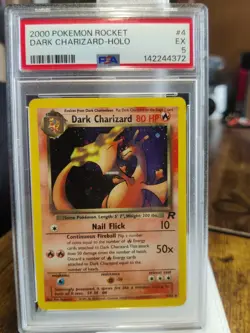 2000 Pokemon Rocket Dark Charizard- HOLO PSA 5 Regrade Please - Image 2
