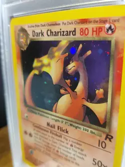 2000 Pokemon Rocket Dark Charizard- HOLO PSA 5 Regrade Please - Image 3