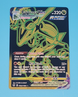 Rayquaza VMAX 2022 Pokemon Sword Shield Silver Tempest #TG29 Full Art Black - Image 1