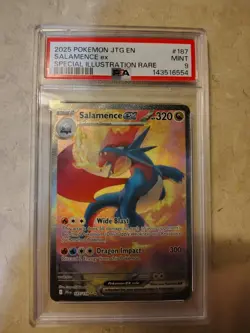 Pokemon Salamence ex Special Illustration Rare Holo 187/159 PSA 9 - Image 2