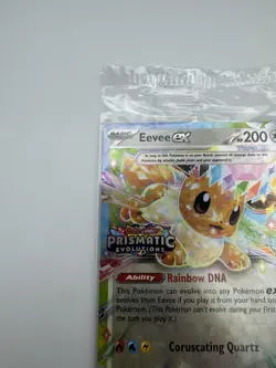 Pokemon Eevee ex Prismatic Evolutions Stamped 075/131 Sealed Surprise Box Promo - Image 2