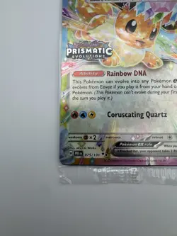 Pokemon Eevee ex Prismatic Evolutions Stamped 075/131 Sealed Surprise Box Promo - Image 4