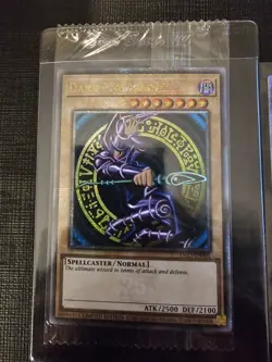 QCR Blue-Eyes White Dragon Dark Magician Quarter Century Yugioh Original Artwork - Image 2