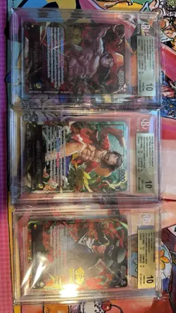 BGS Sequential Set Pristine 10 2nd Anniversary Tournament Winner One Piece Cards - Image 1