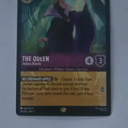 Disney Lorcana The Queen Jealous Beauty Legendary Amethyst Archazia's 74/204 - Image 1