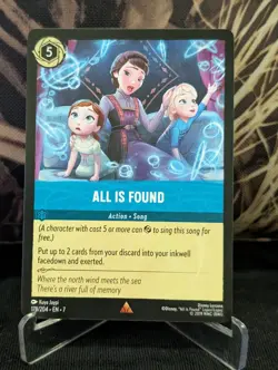 Disney Lorcana Archazia's Island 178/204 - All Is Found Rare NM Regular - Image 1