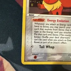 Eevee 55/115 EX Unseen Forces Stamped Reverse Holo Pokemon Card MP+ - Image 4