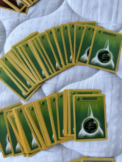 Large Lot Wizard Pokemon Basic Energy Card Mixed Types - Image 5