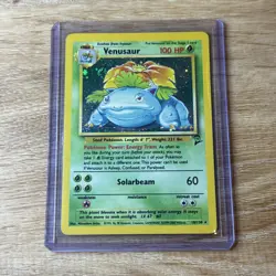 Pokemon TCG Venusaur Base Set 2 Holo Unlimited Rare Card 18/130 NM Condition - Image 1
