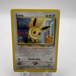 Eevee 38/75 Pokemon Neo Discovery Uncommon Card - LP - Image 1