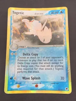 Pokemon TCG Togetic Card 11/101 Delta Species Holo Dragon Frontiers HP - Image 1