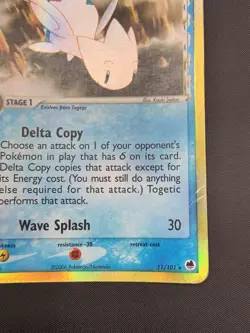 Pokemon TCG Togetic Card 11/101 Delta Species Holo Dragon Frontiers HP - Image 5