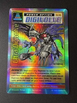 NM-DIGIMON DIGI-BATTLE HOLO- BOOSTER SERIES 3 -BO-110S WORMMON + Free Card - Image 4