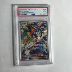 Pokemon TCG Baxcalibur Card 210/193 IR Sv02: Paldea Evolved 2023 psa 9 - Image 2