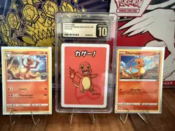 CGC 10 PRISTINE Charmander Old Maid 2019 Japanese Pokemon Card - Image 1